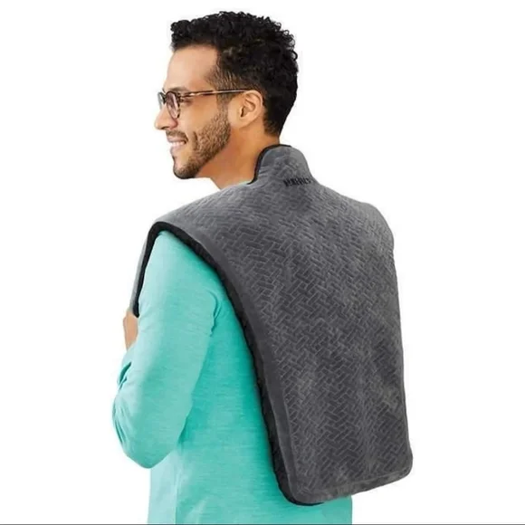 NIB-Homedics Weighted Comfort Wrap with Adj.Vibration and Soothing Heat - Picture 5 of 5